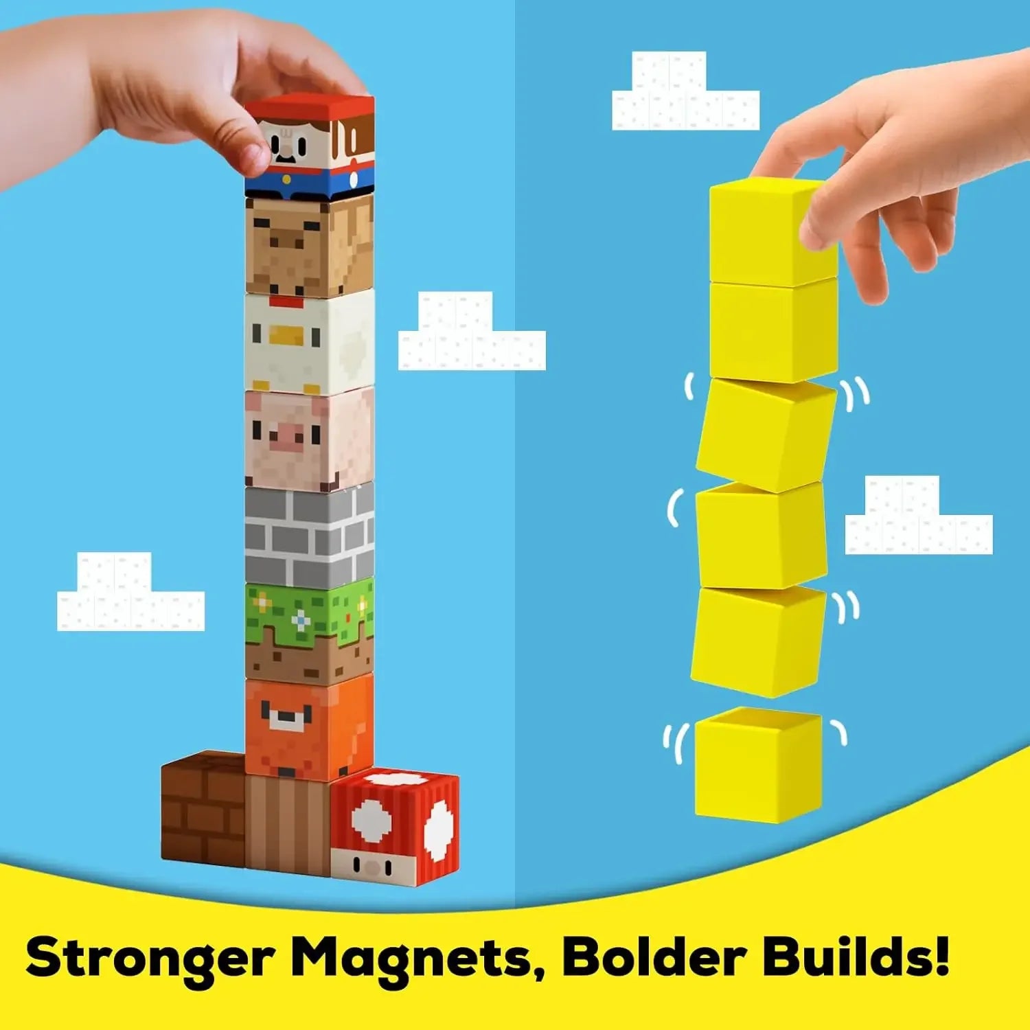 mario magnetic building blocks 100 pieces