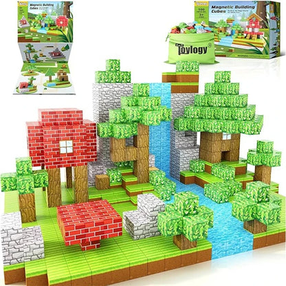 minecraft magnetic building blocks 100 pieces